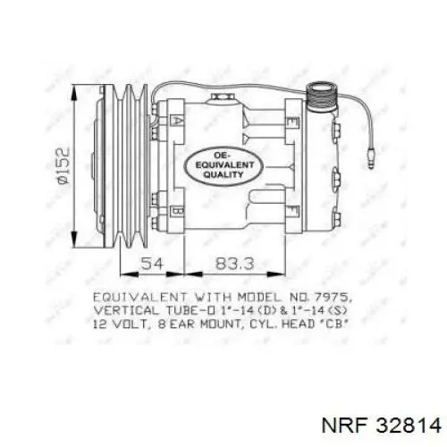 Компресор кондиціонера ACP1049000S Mahle Original