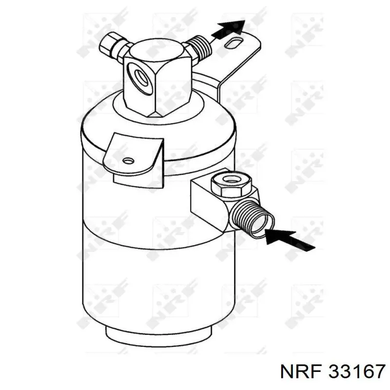 33167 NRF ресивер-осушувач кондиціонера