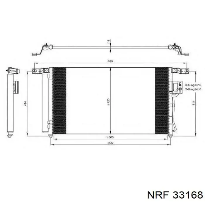 Ресивер-осушувач кондиціонера AVA FP46Q109AV ціна, від 19.55 USD
