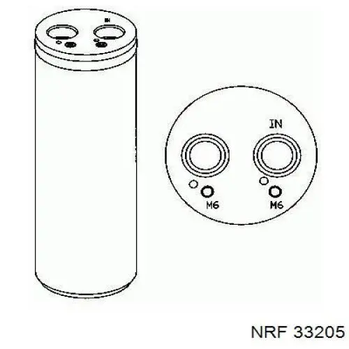 33205 NRF ресивер-осушувач кондиціонера