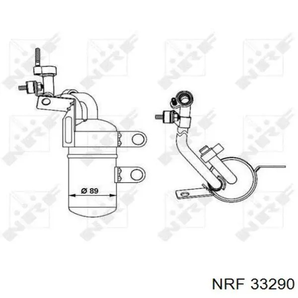 Ресивер-осушувач кондиціонера 33290 NRF