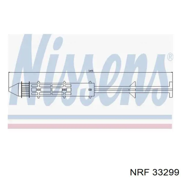 Купити 33299 NRF Ресивер-осушувач кондиціонера