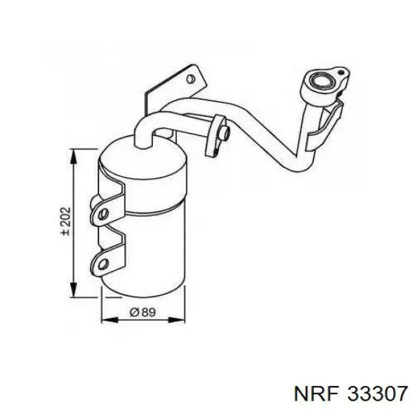 33307 NRF ресивер-осушувач кондиціонера