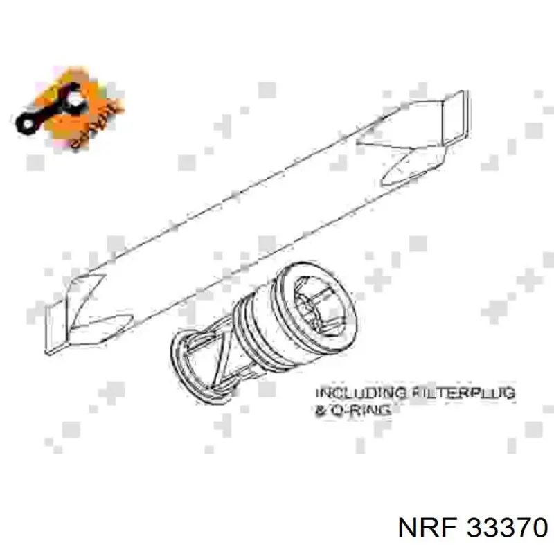 Купити 33398 NRF Ресивер-осушувач кондиціонера