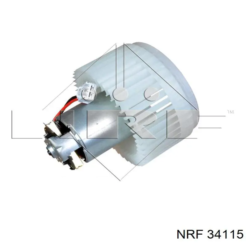 34115 NRF двигун вентилятора пічки (обігрівача салону)