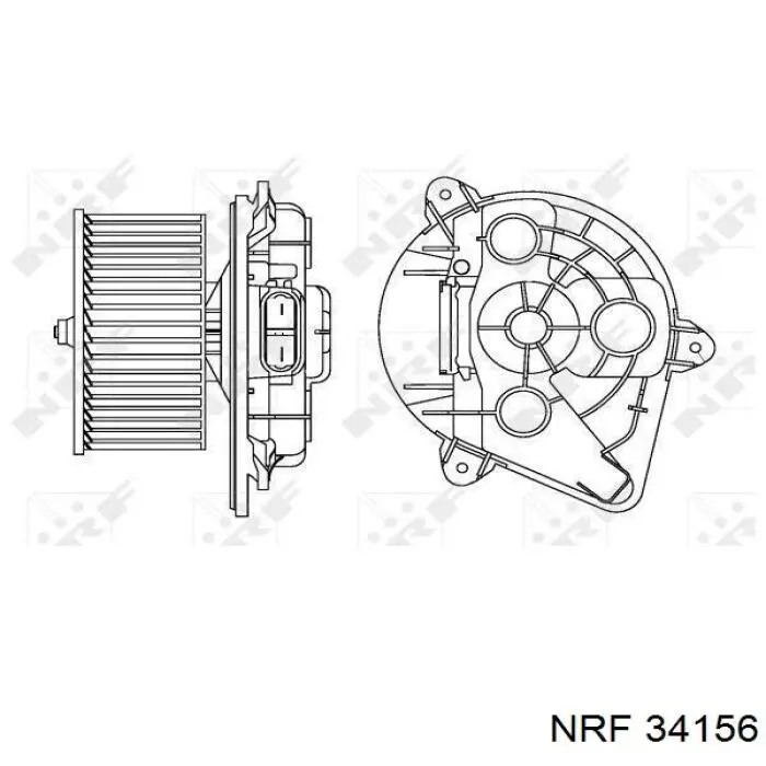 6026NU1X Polcar двигун вентилятора пічки (обігрівача салону)