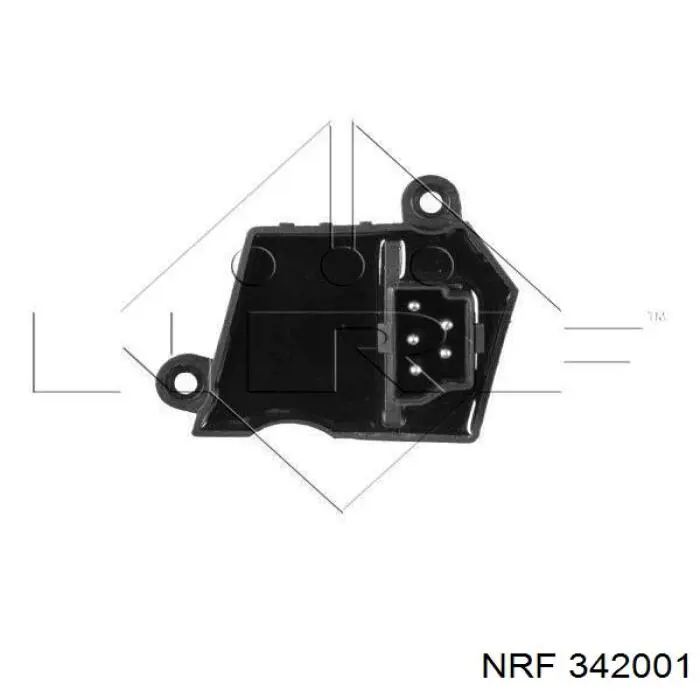 342001 NRF резистор (опір пічки, обігрівача салону)