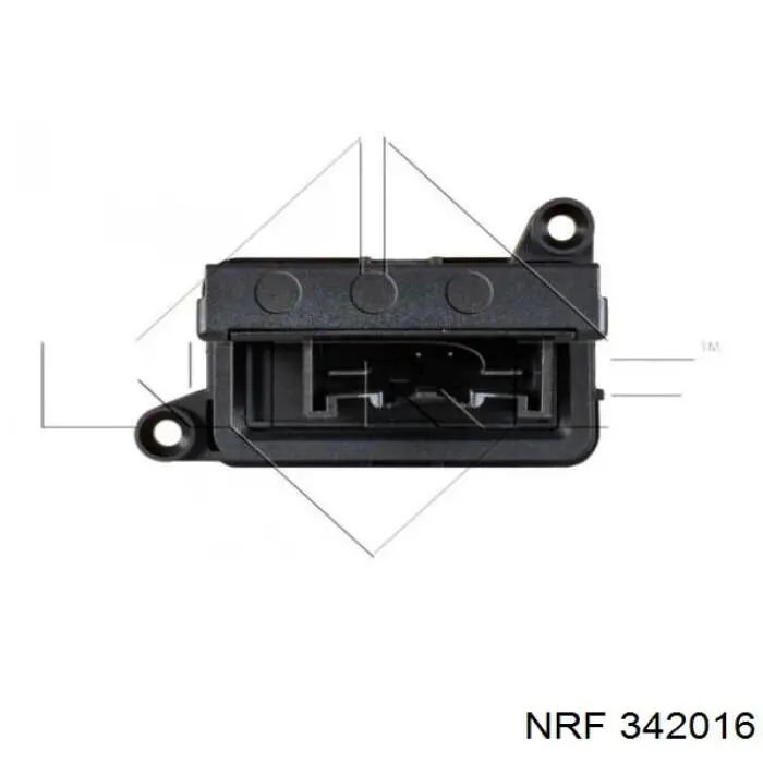 342016 NRF резистор (опір пічки, обігрівача салону)