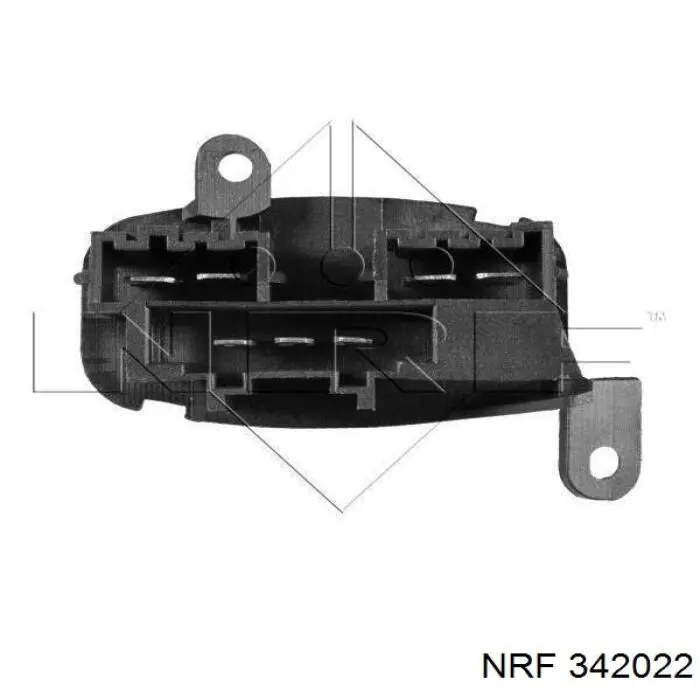 342022 NRF резистор (опір пічки, обігрівача салону)