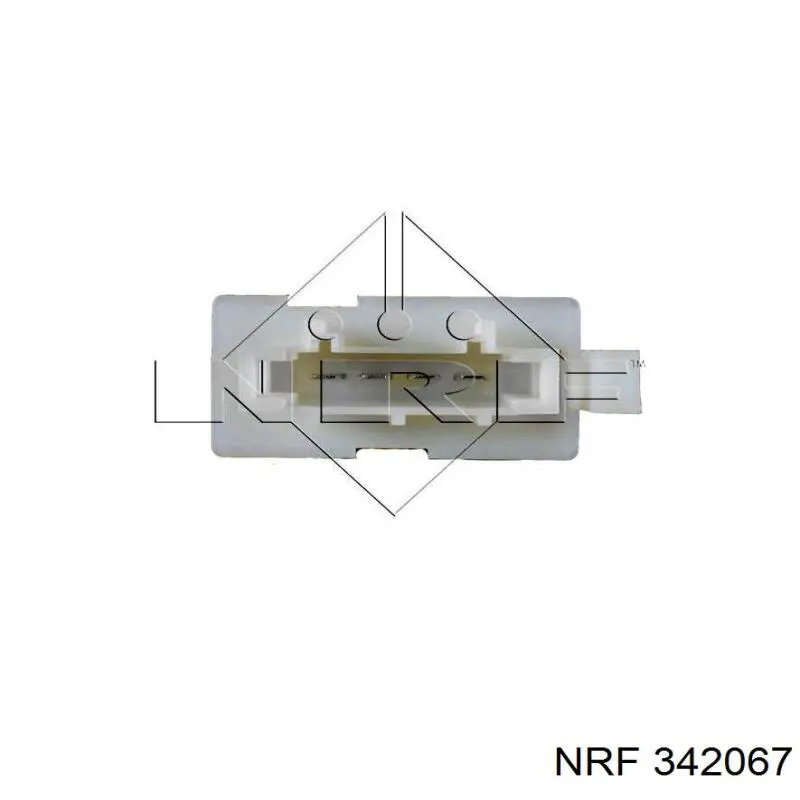 342067 NRF резистор (опір пічки, обігрівача салону)