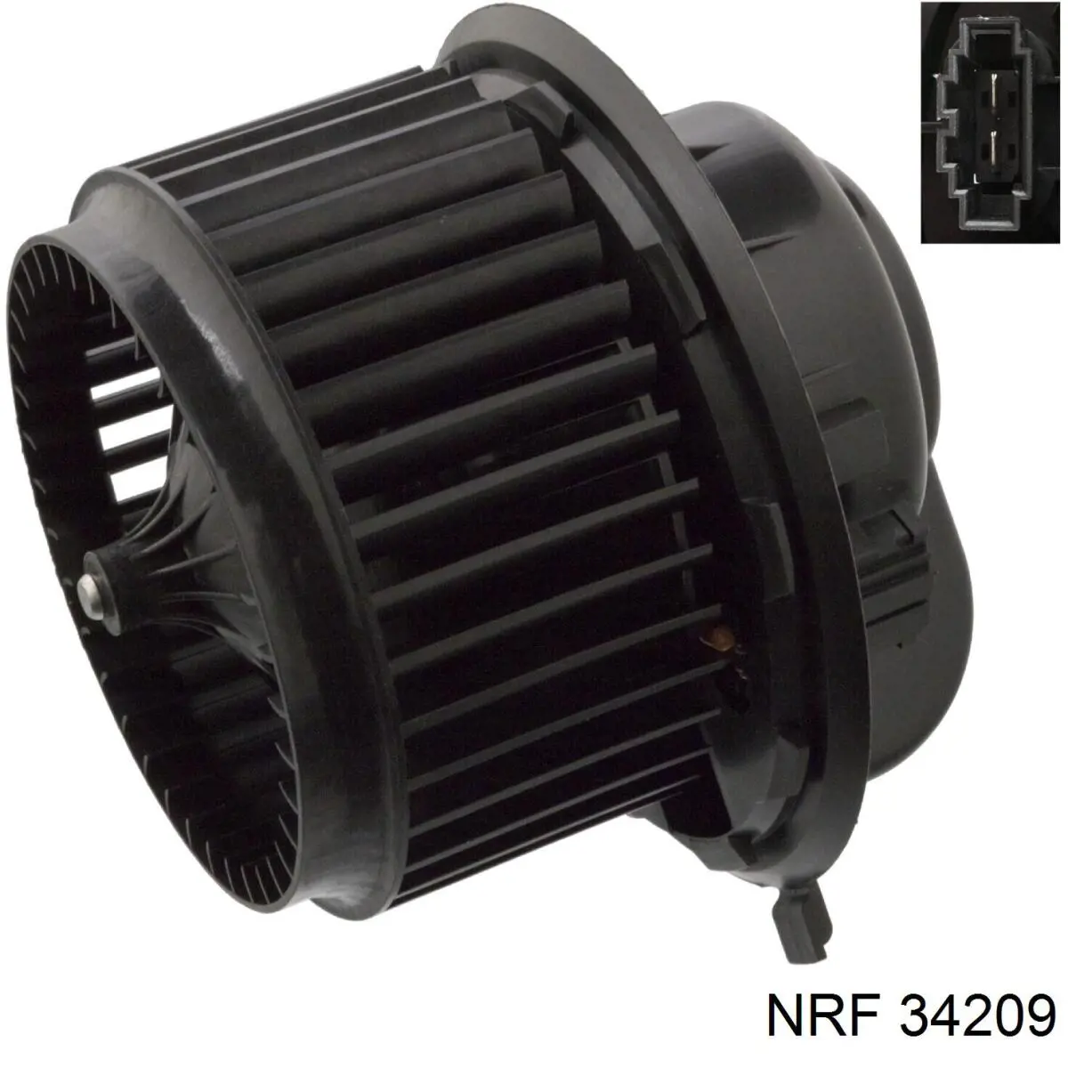 VN8412 AVA двигун вентилятора пічки (опалювача салону, задній)