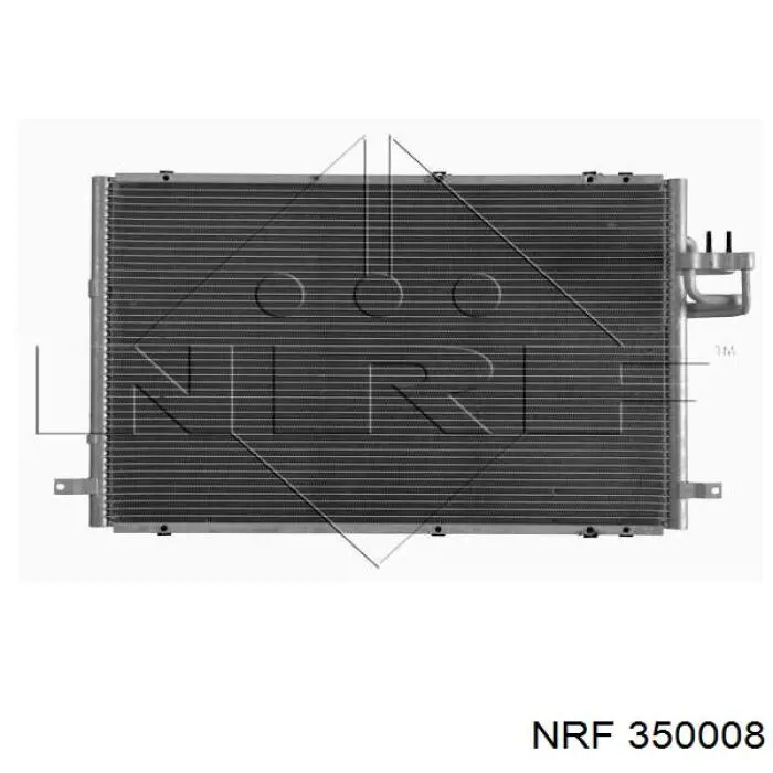 Радіатор кондиціонера 350008 NRF