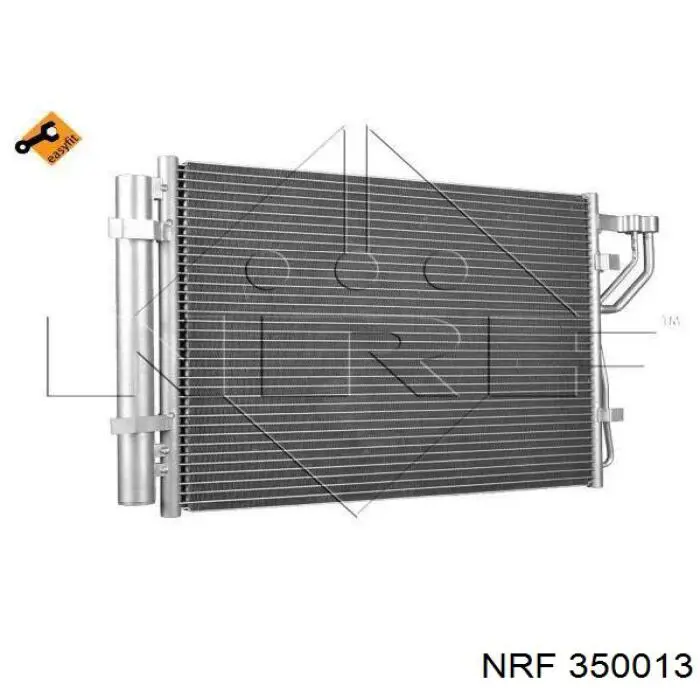350013 NRF радіатор кондиціонера
