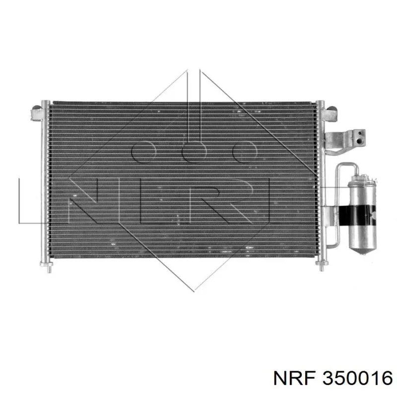 350016 NRF радіатор кондиціонера