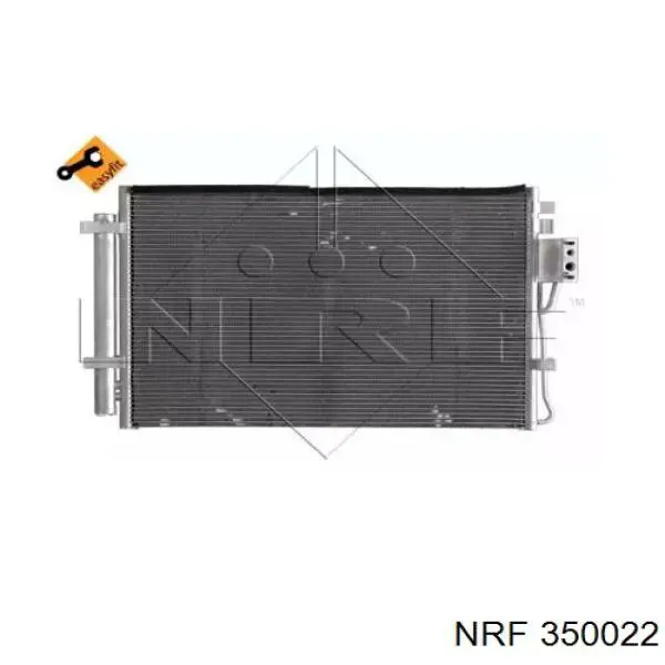 Купити 350022 NRF Радіатор системи охолодження кондиціонера