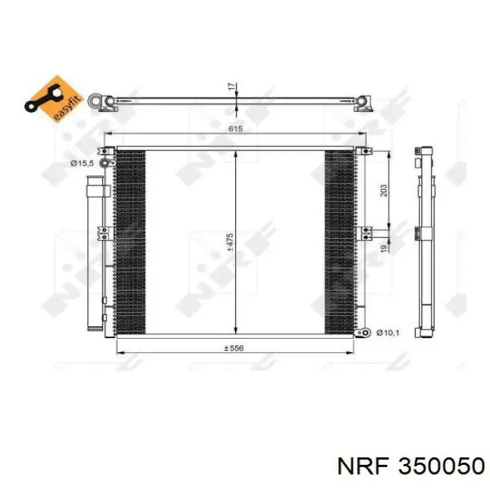 Радіатор кондиціонера CLD4027 Cooldog