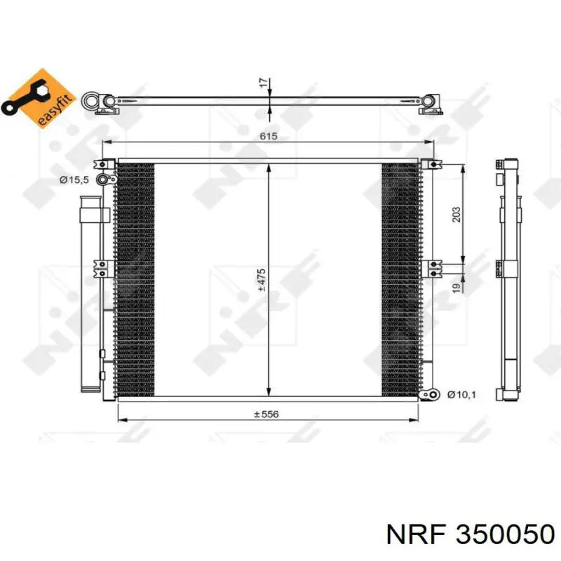 Радіатор кондиціонера CLD4027 Cooldog