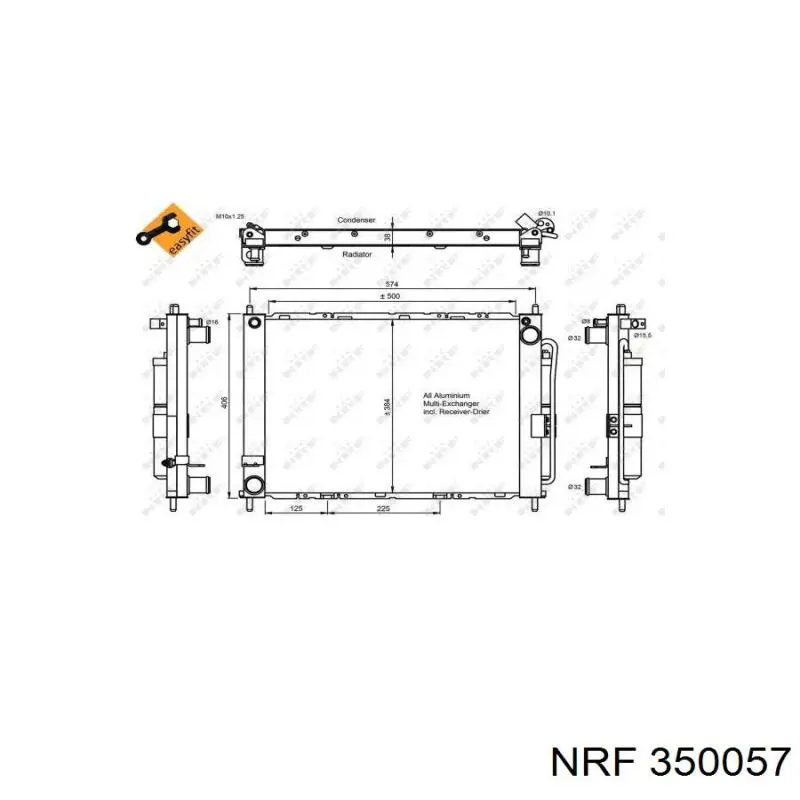 8200688387 Renault (RVI) радіатор кондиціонера