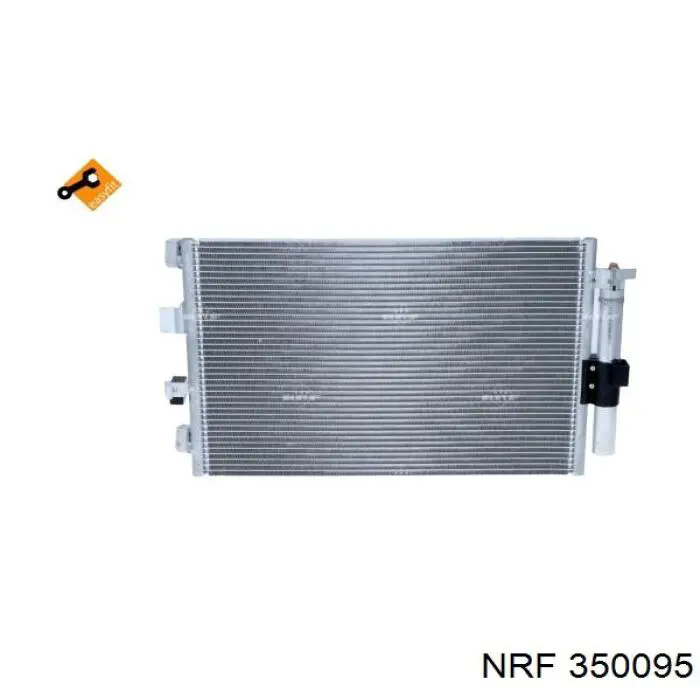 Купити 350095 NRF Радіатор системи охолодження кондиціонера