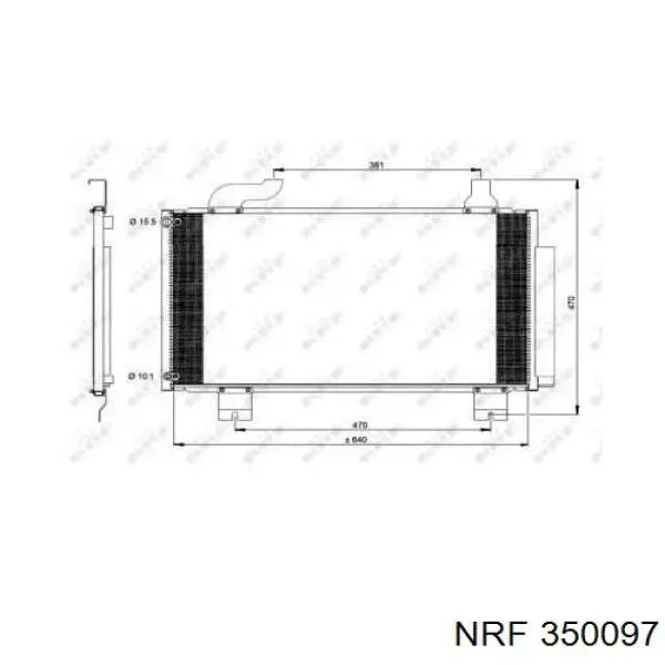 FP30K143 FPS радіатор кондиціонера