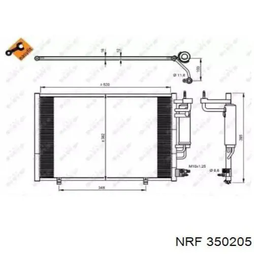 Купити AP3119710BA Ford Радіатор системи охолодження кондиціонера