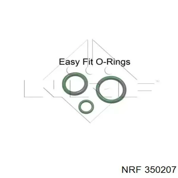 350207 NRF радіатор кондиціонера