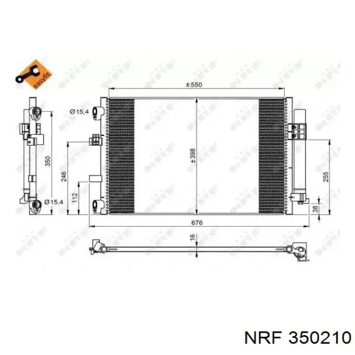 Купити RC940222 Signeda Радіатор системи охолодження кондиціонера