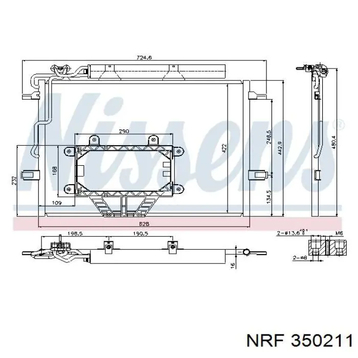 Конденсатор кондиціонера Denso DCN17065 ціна, від 184.38 USD
