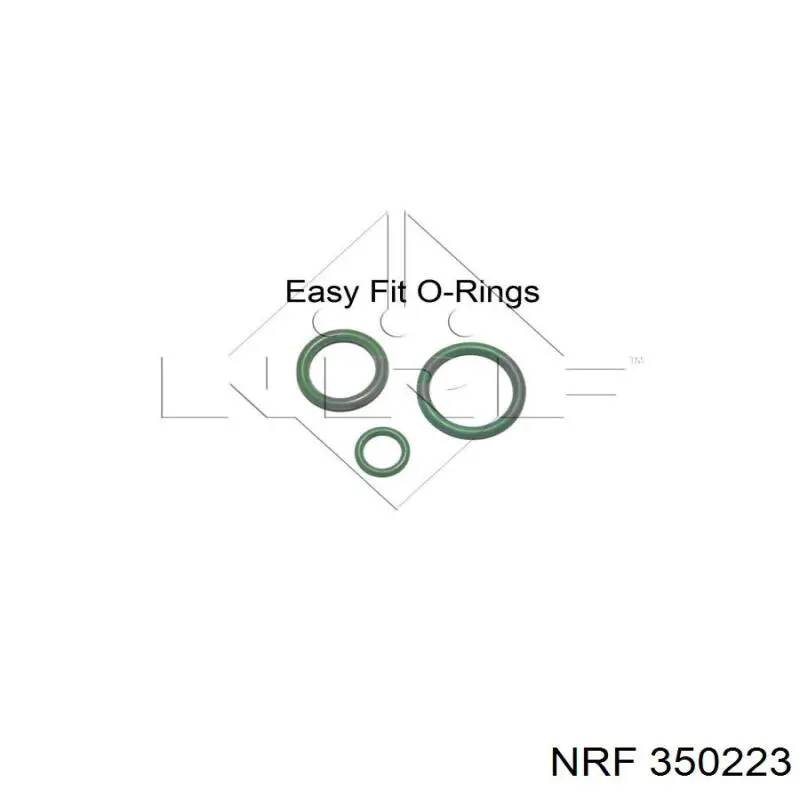 Радіатор охолодження кондиціонера NRF 350223