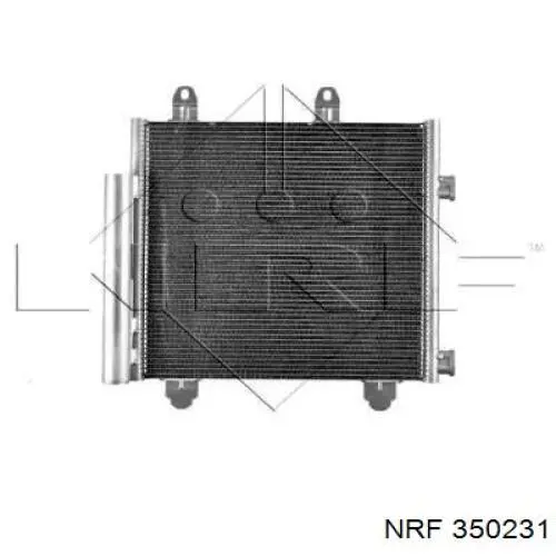 350231 NRF радіатор кондиціонера