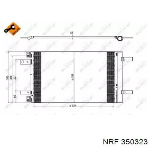 Купити RC940458 Signeda Радіатор системи охолодження кондиціонера