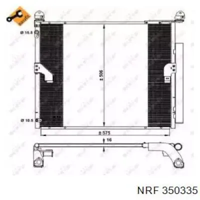 Конденсатор кондиціонера NRF 350335 ціна, від 117.29 USD