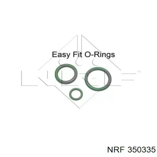 350335 NRF радіатор кондиціонера