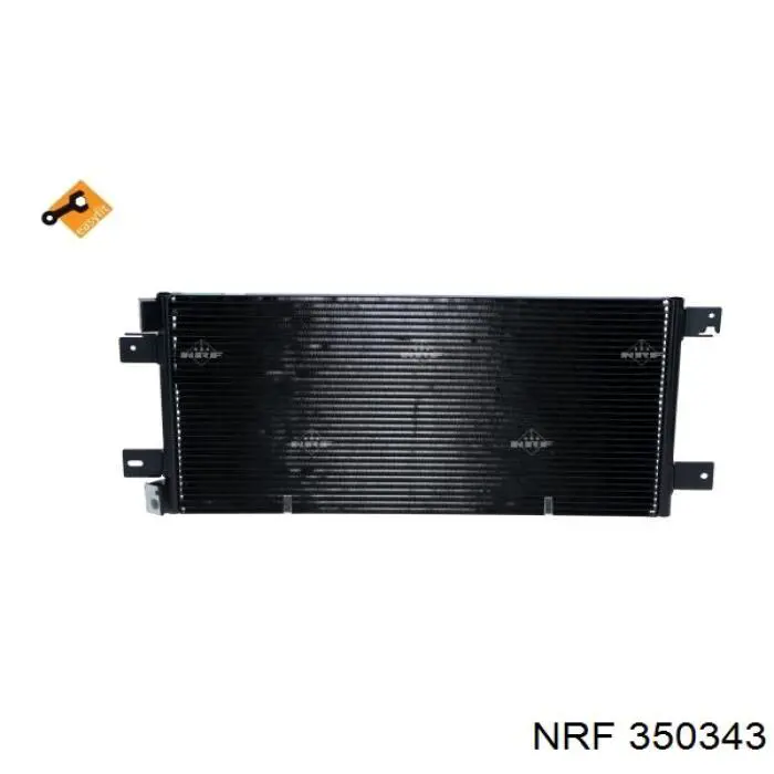 350343 NRF радіатор кондиціонера