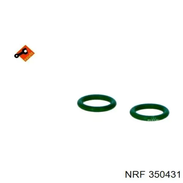 Радіатор охолодження кондиціонера NRF 350431