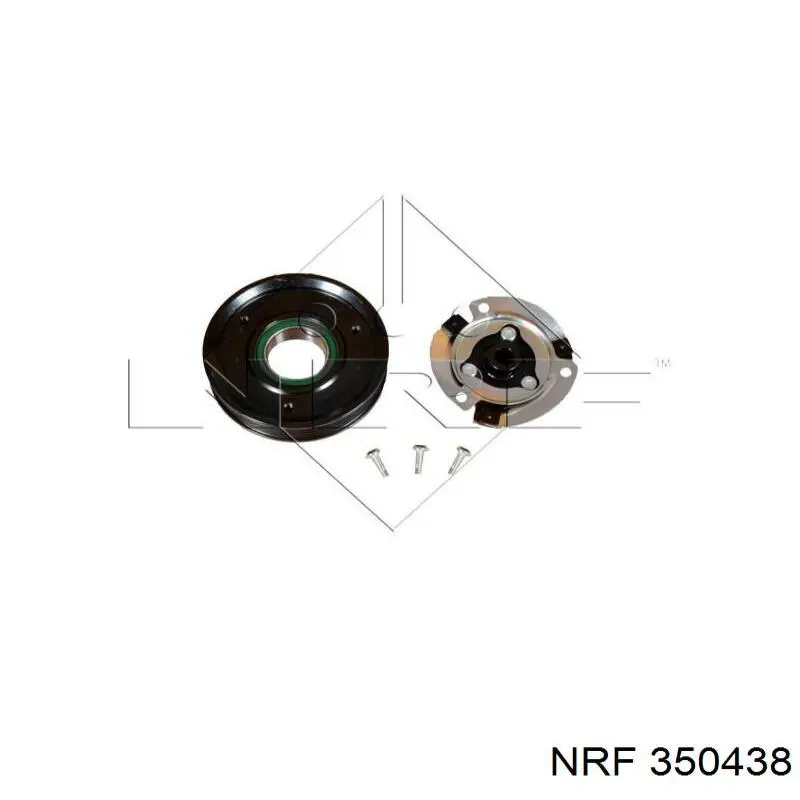 350438 NRF радіатор кондиціонера