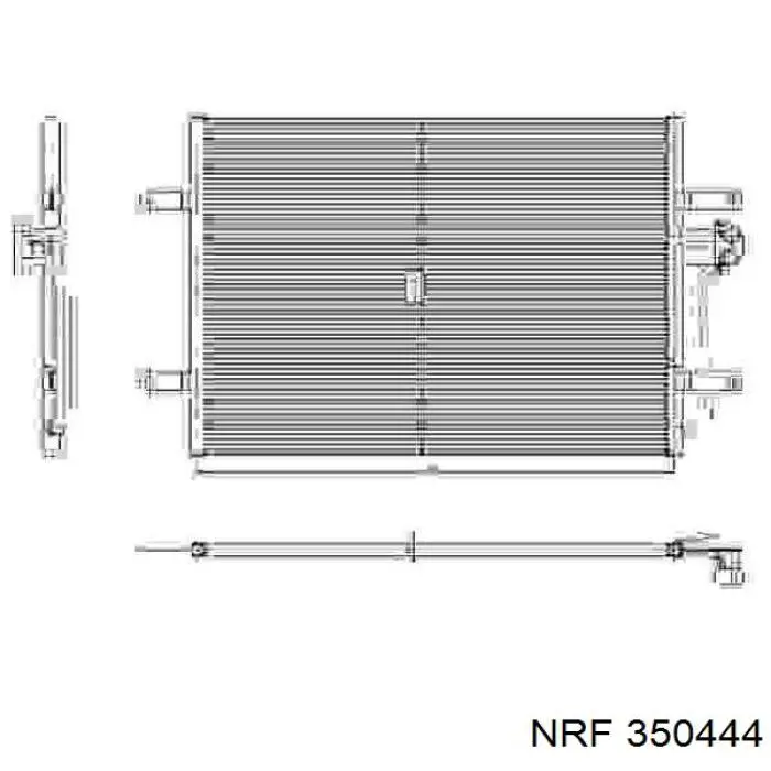Конденсатор кондиціонера NRF 350444 ціна, від 135.42 USD