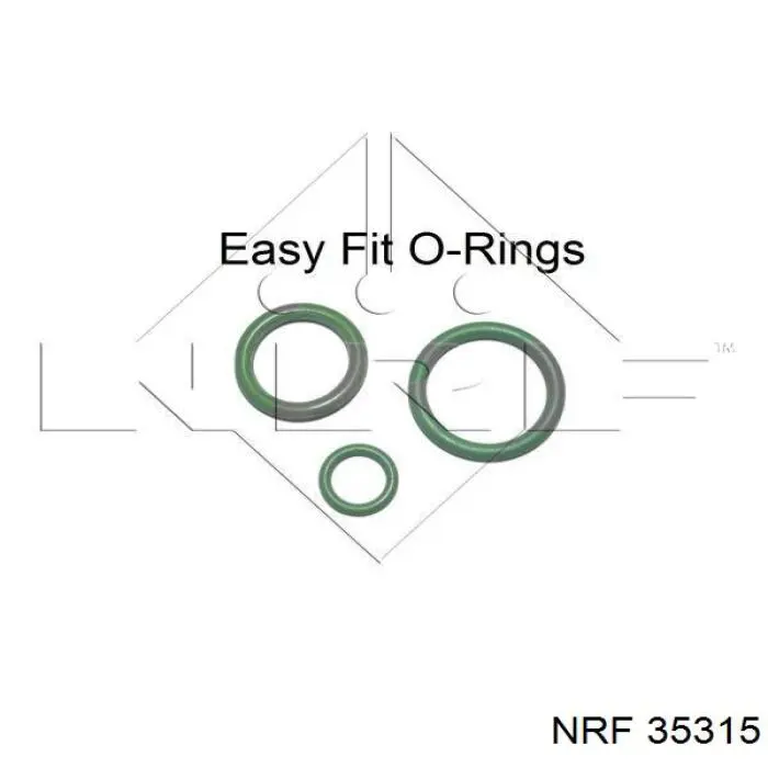 35315 NRF радіатор кондиціонера