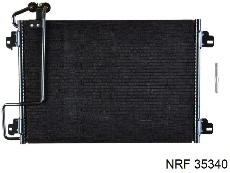 35340 NRF радіатор кондиціонера