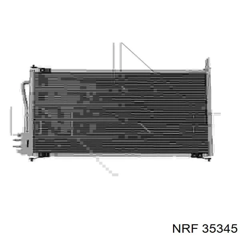 Радіатор охолодження кондиціонера NRF 35345
