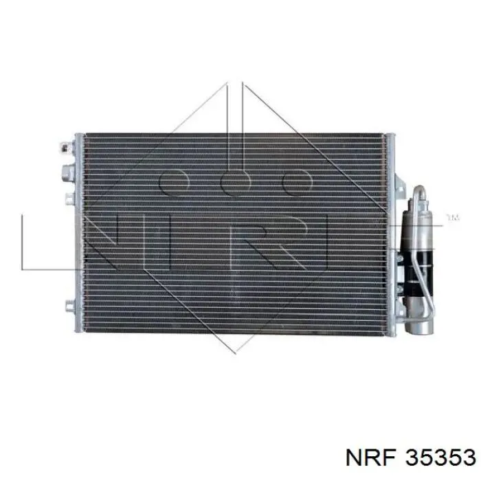 Радіатор кондиціонера 8671017605 Renault (RVI)