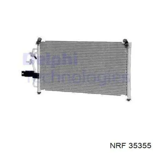 35355 NRF радіатор кондиціонера
