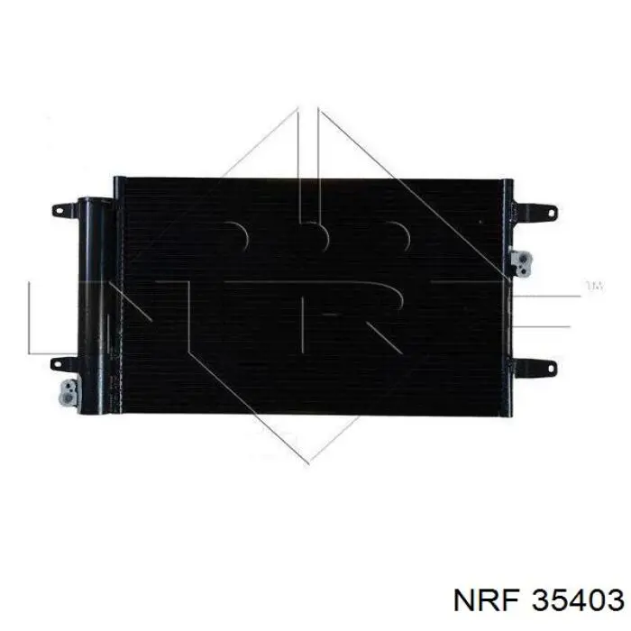 Радіатор кондиціонера 35403 NRF