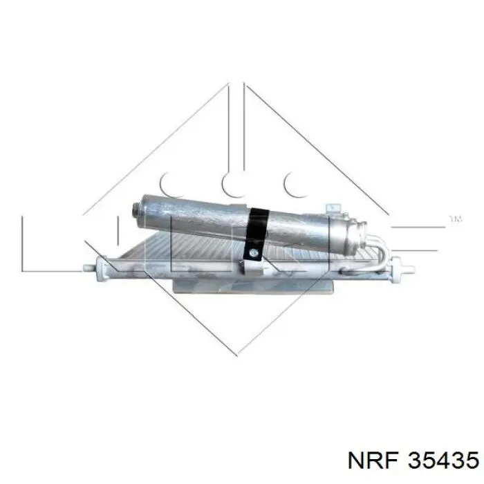 Радіатор кондиціонера Nissan Almera 2 (N16) (Нісан Альмера)