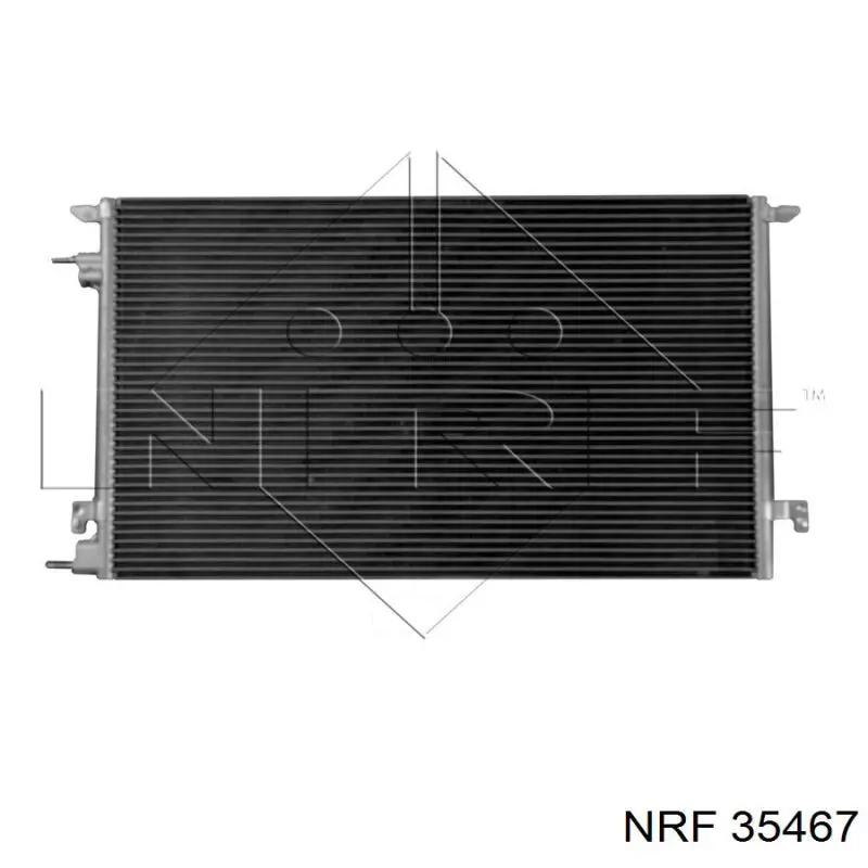 35467 NRF радіатор кондиціонера