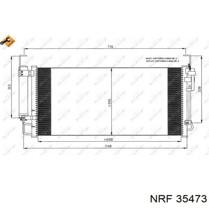 35473 NRF Конденсатор