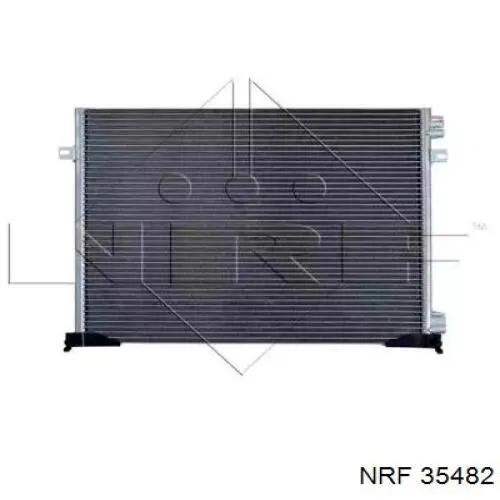 Радіатор кондиціонера 8200073912 Renault (RVI)
