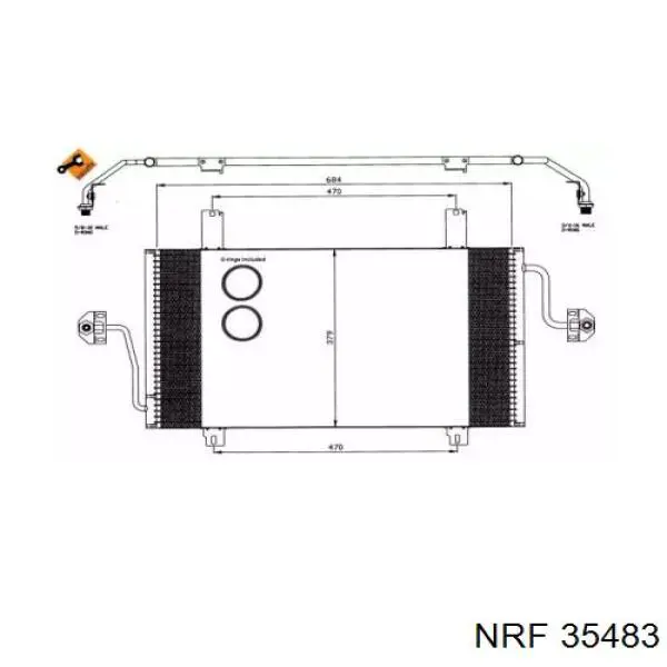 35483 NRF Конденсатор
