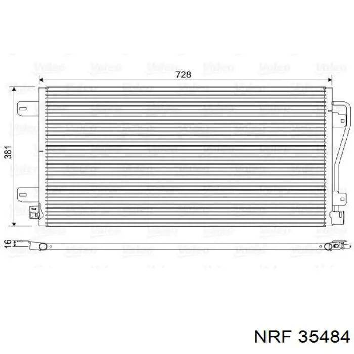 FP56K386NF NRF радіатор кондиціонера
