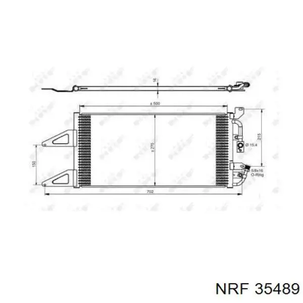 Конденсатор кондиціонера NRF 35489 ціна, від 64.03 USD